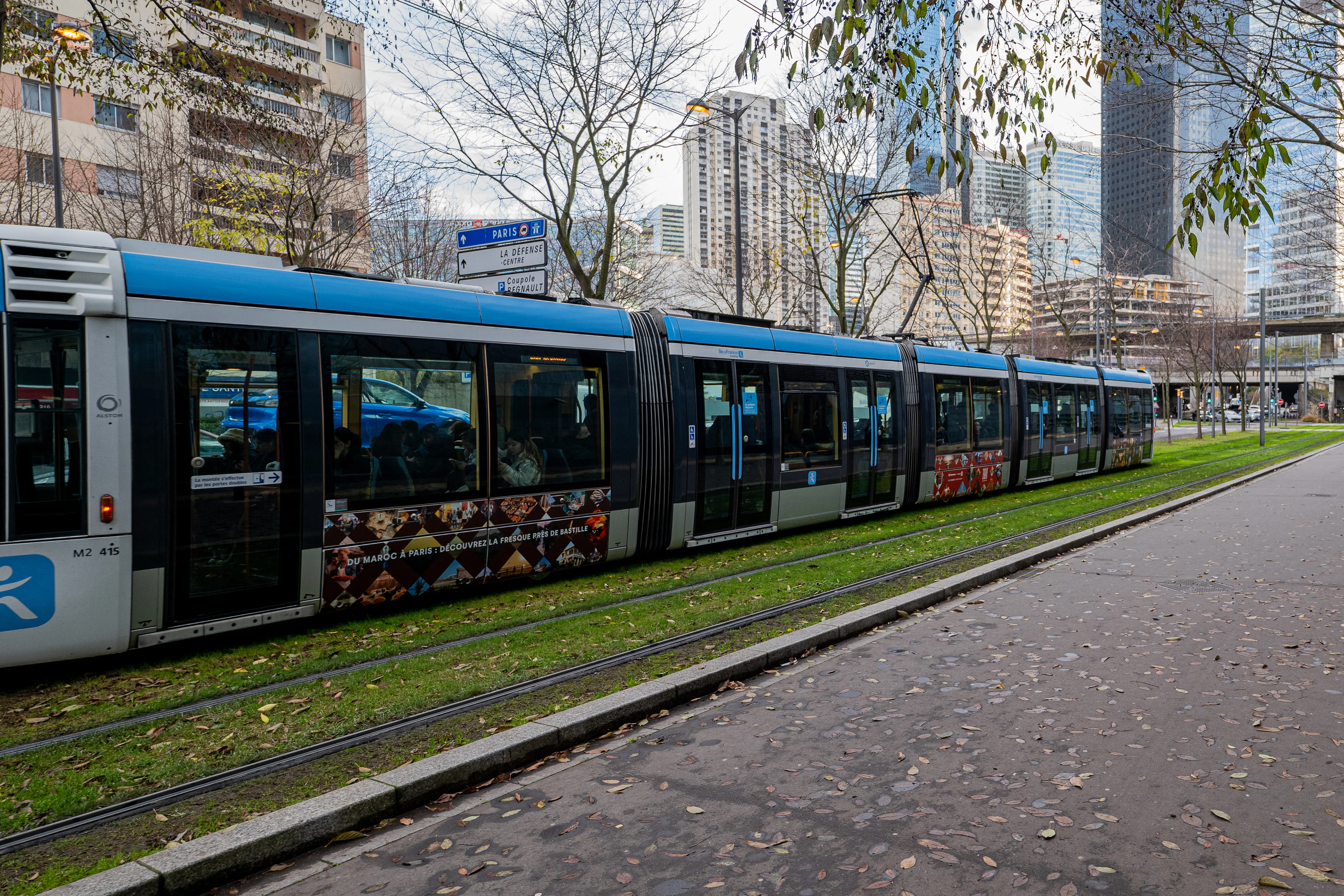 Morocco Tourism and Tripadvisor branded tram wrap in Paris